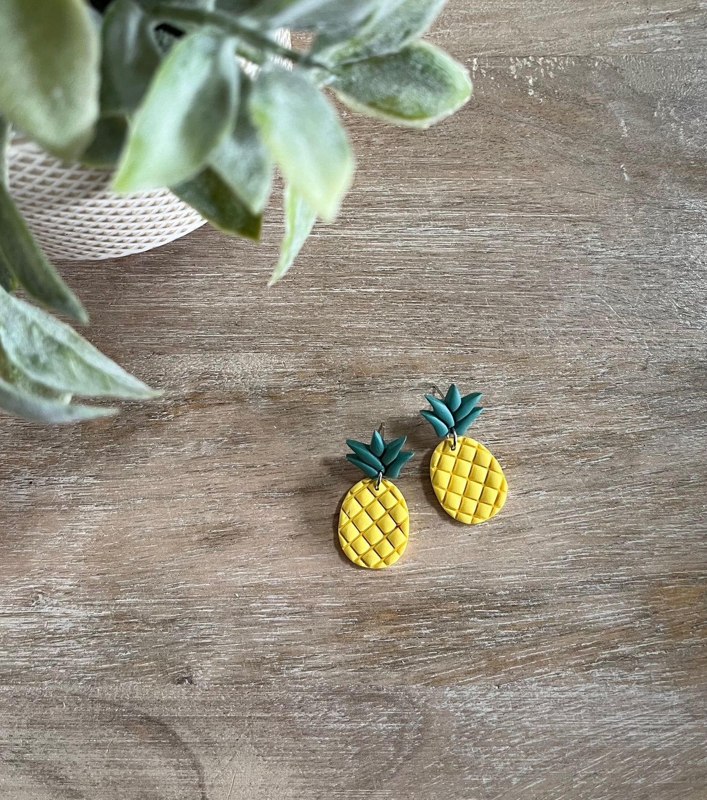 Pineapple Dangle Studs