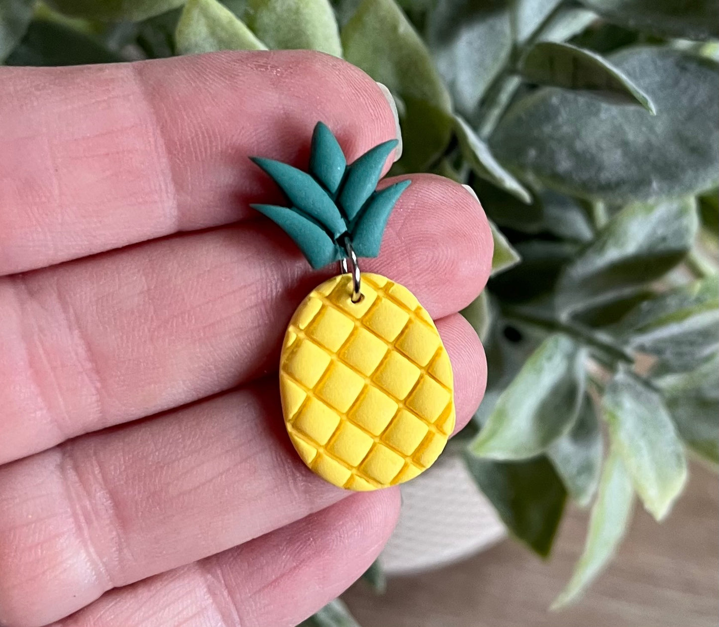Pineapple Dangle Studs