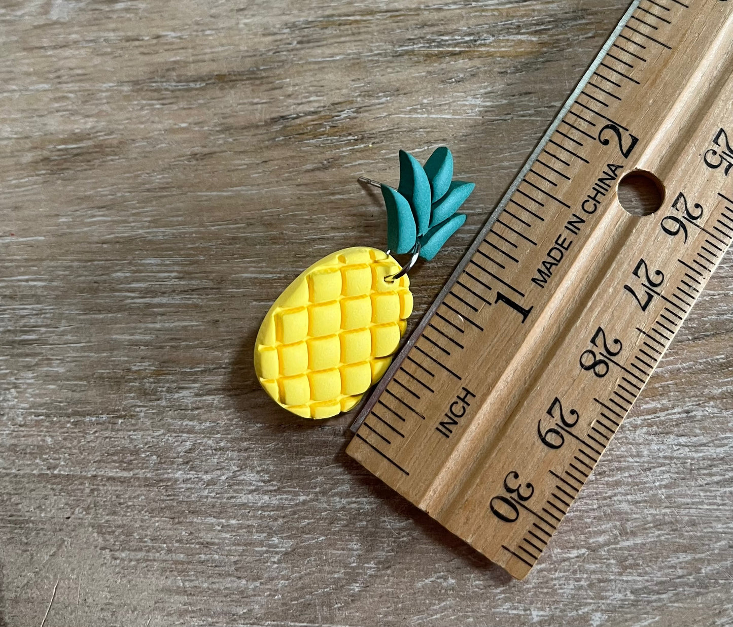 Pineapple Dangle Studs