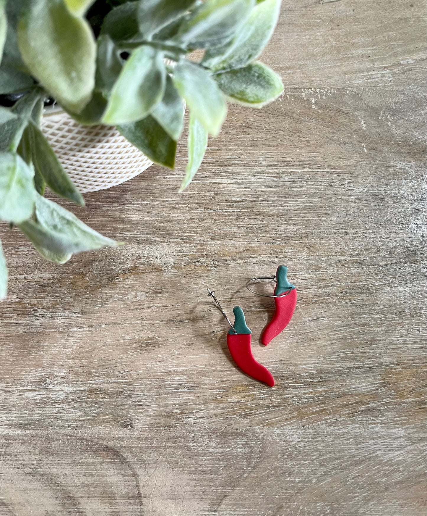 Hot Pepper Hoops