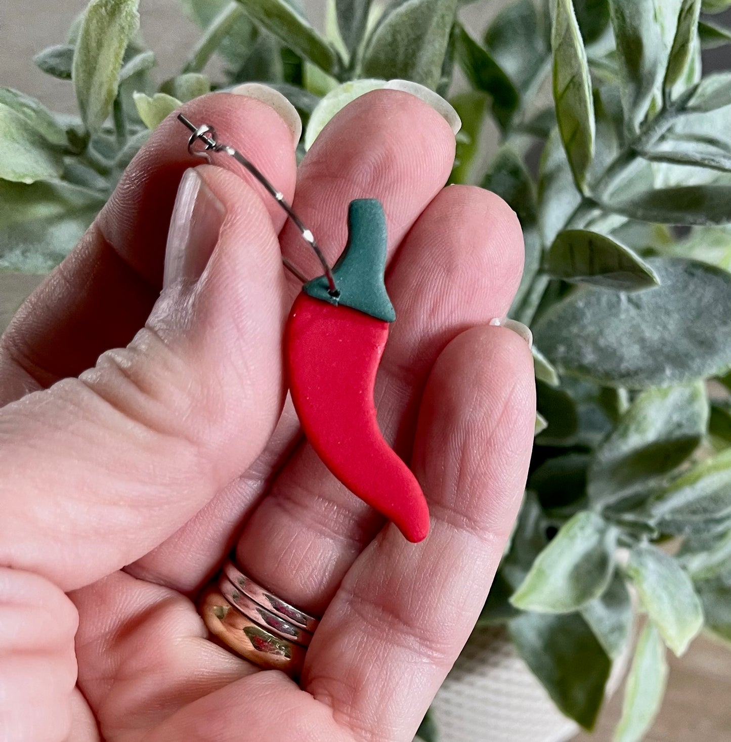 Hot Pepper Hoops