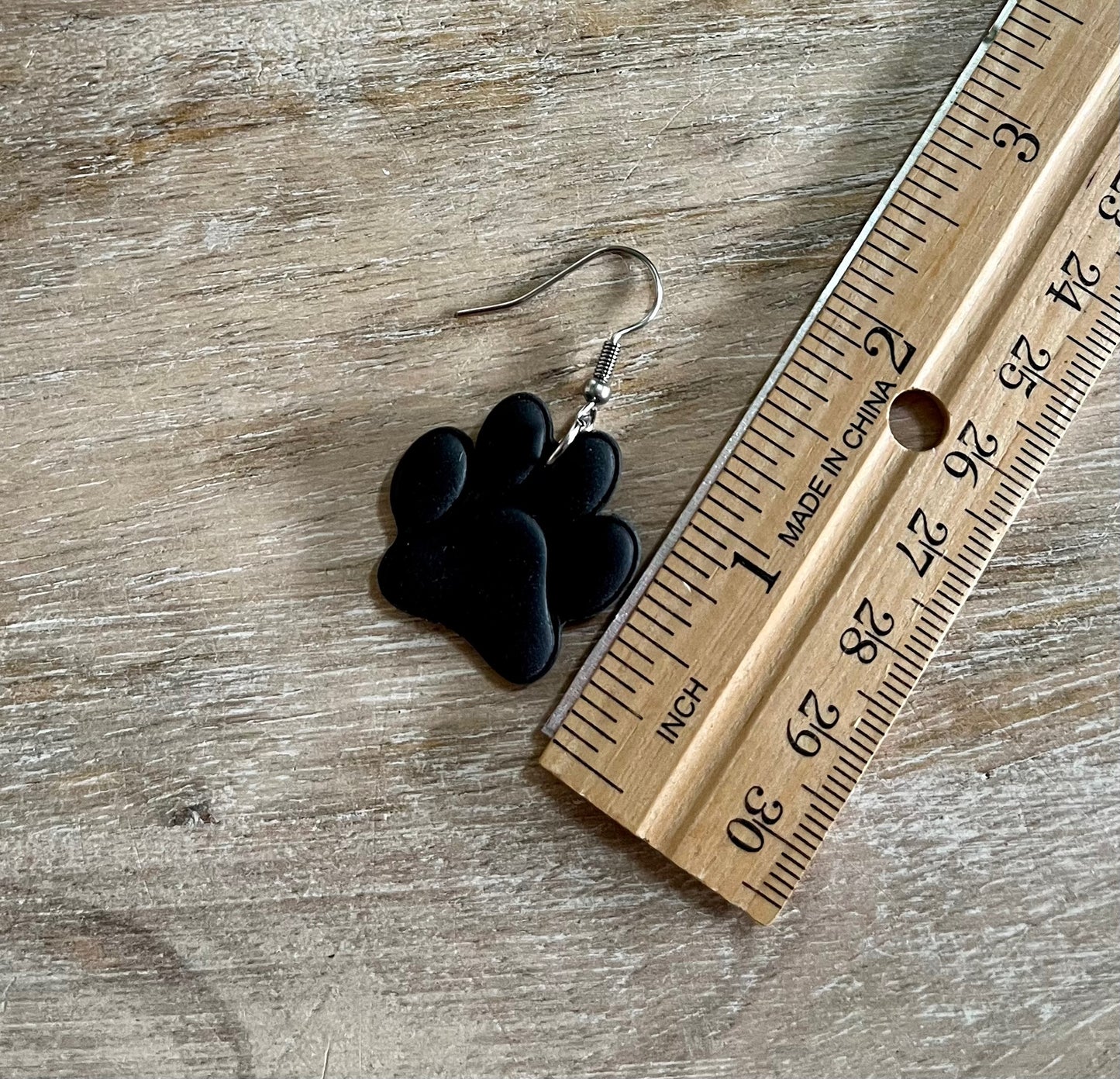 Black Large Paw Dangles