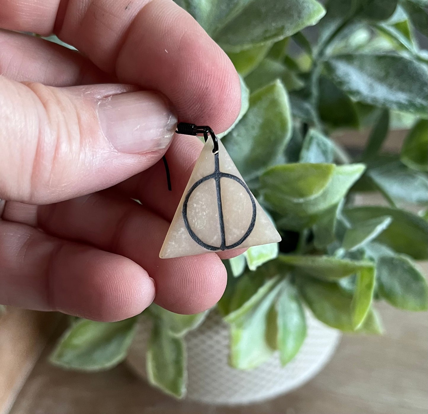 HP Deathly Hallow Triangle Dangles