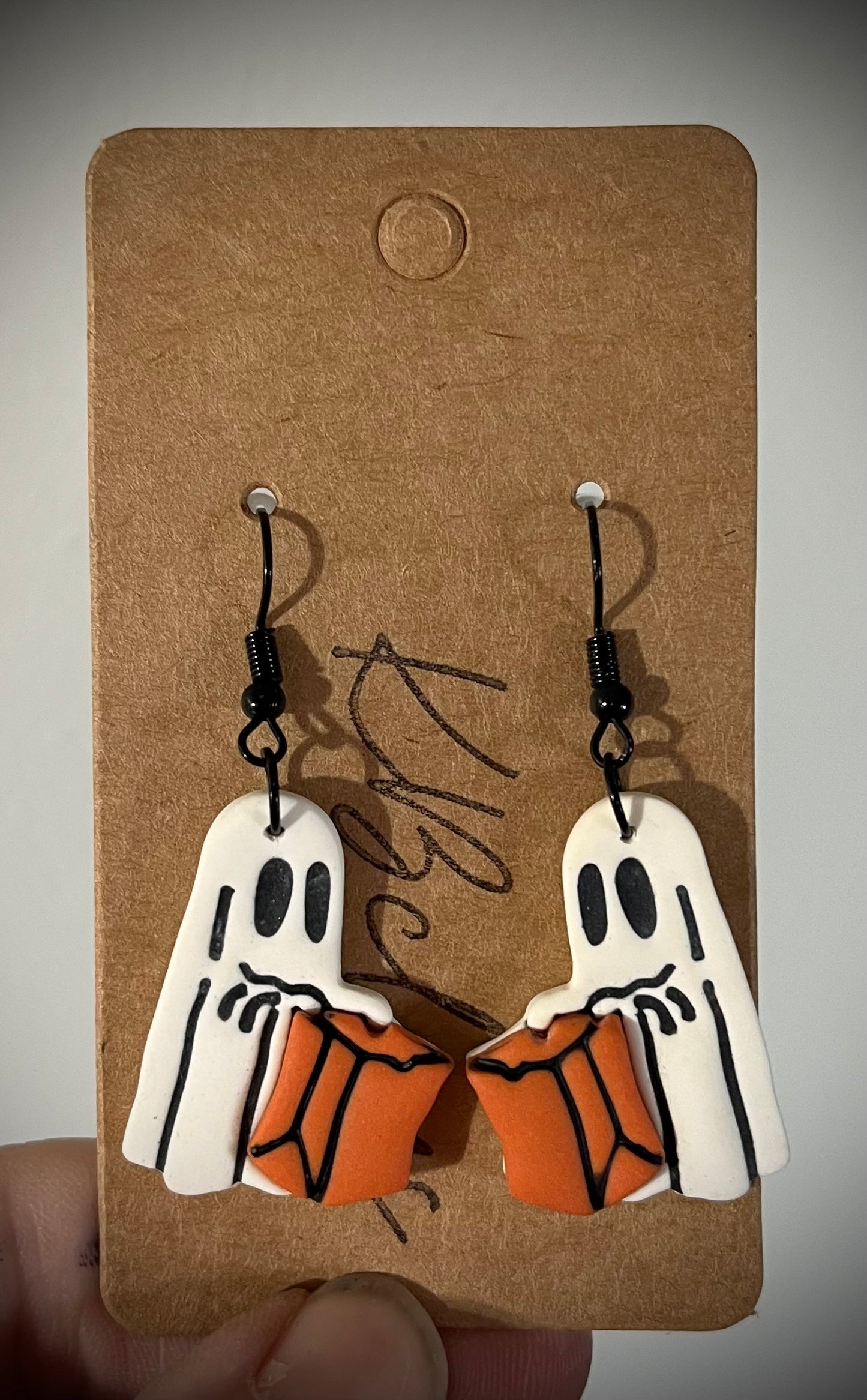 Ghost Trick or Treat Dangles