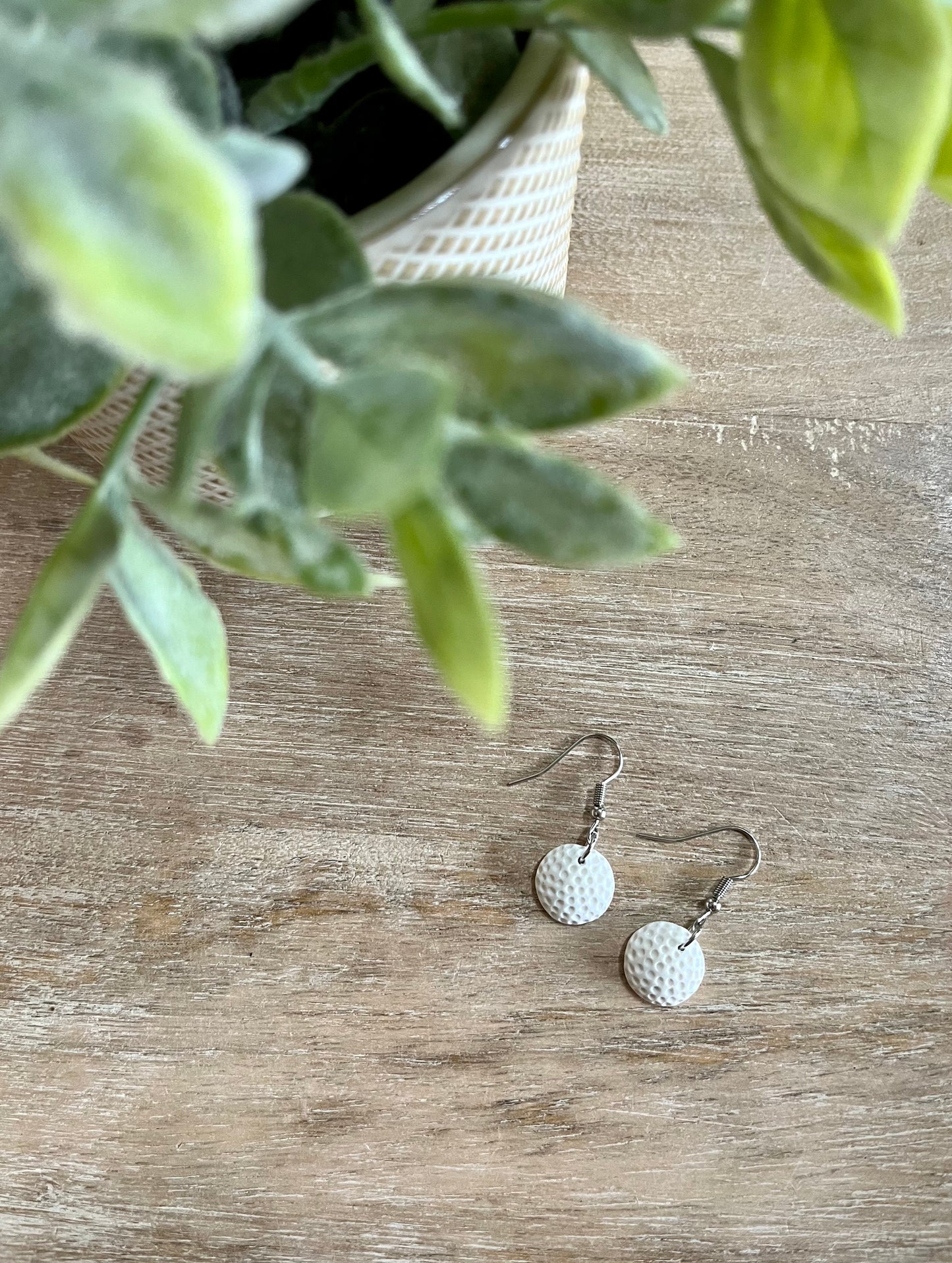 Small Golf Ball Dangles or Studs