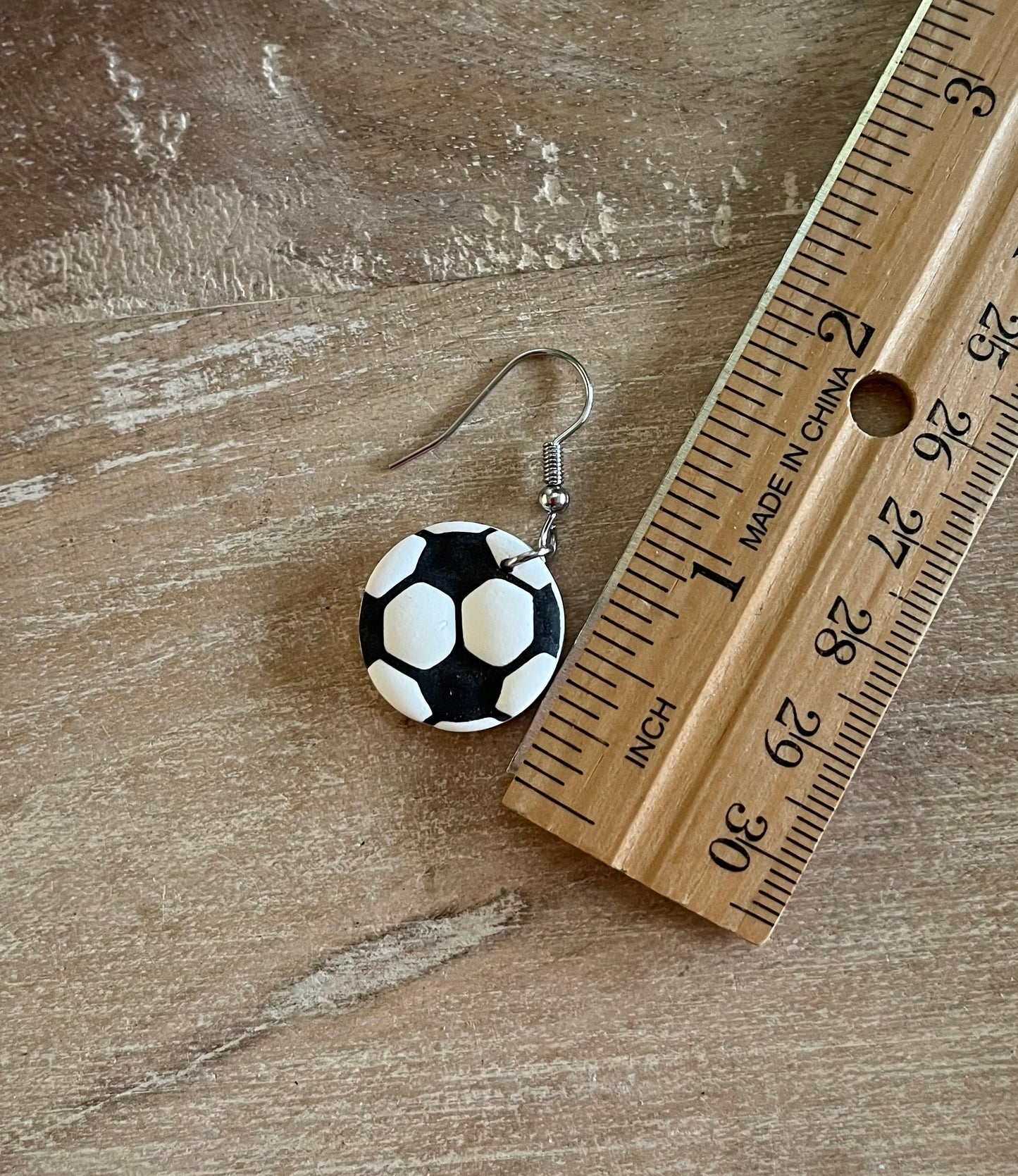 Soccer Ball Earrings