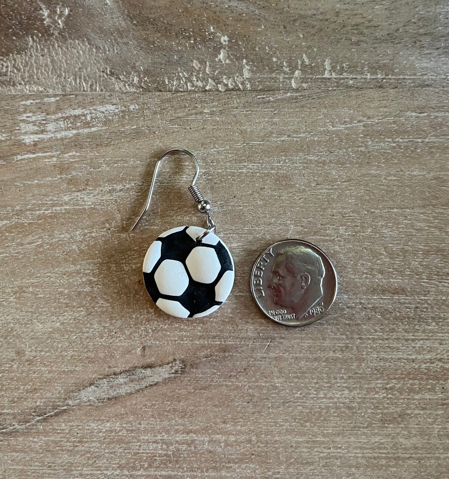 Soccer Ball Earrings