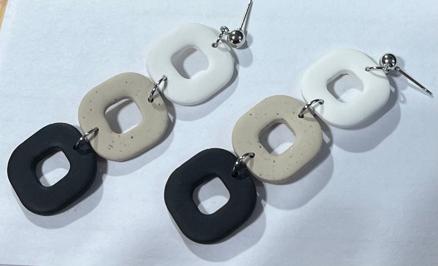 3 Tiered Square Dangles