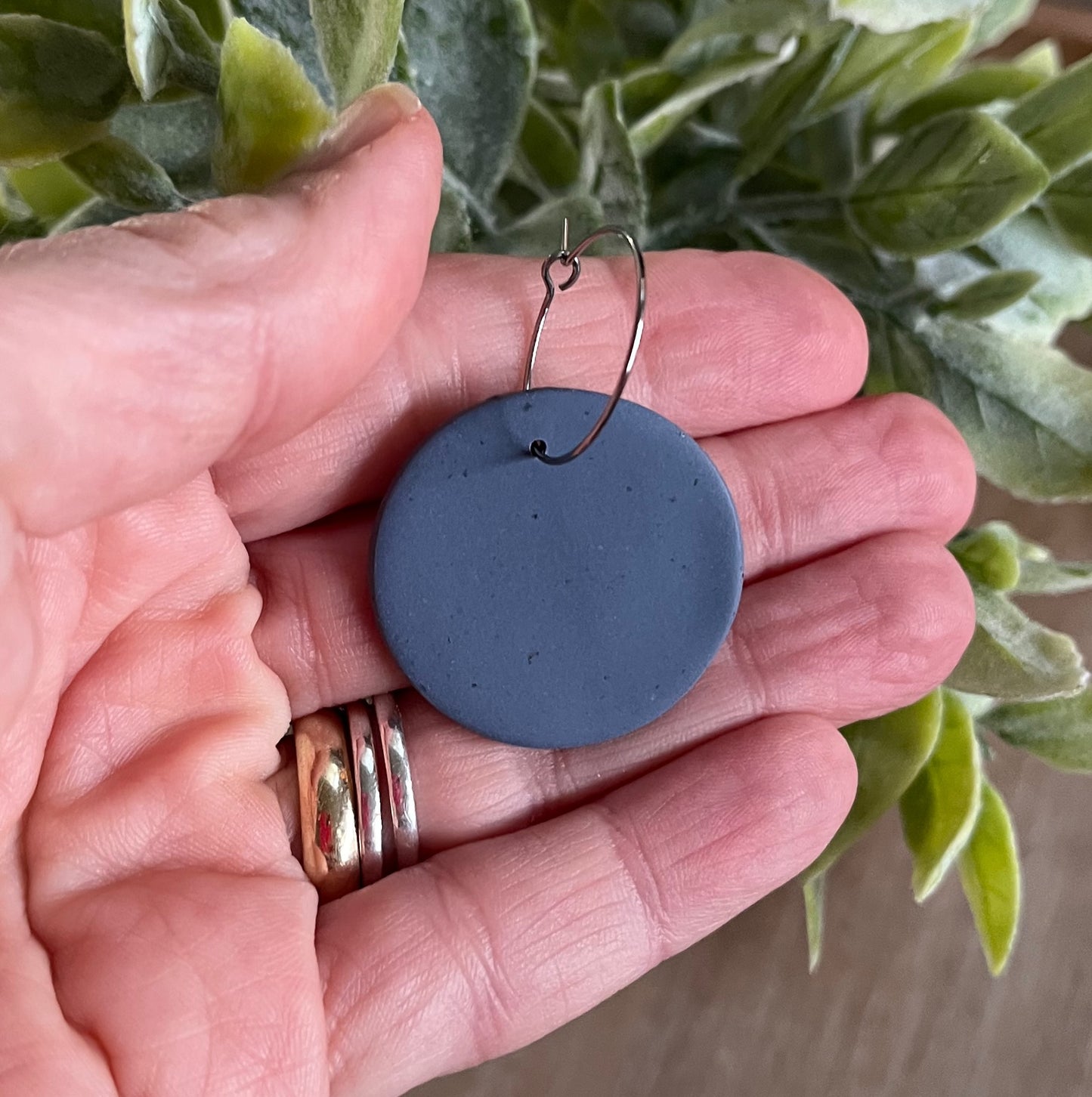 Circle Blue Hoops
