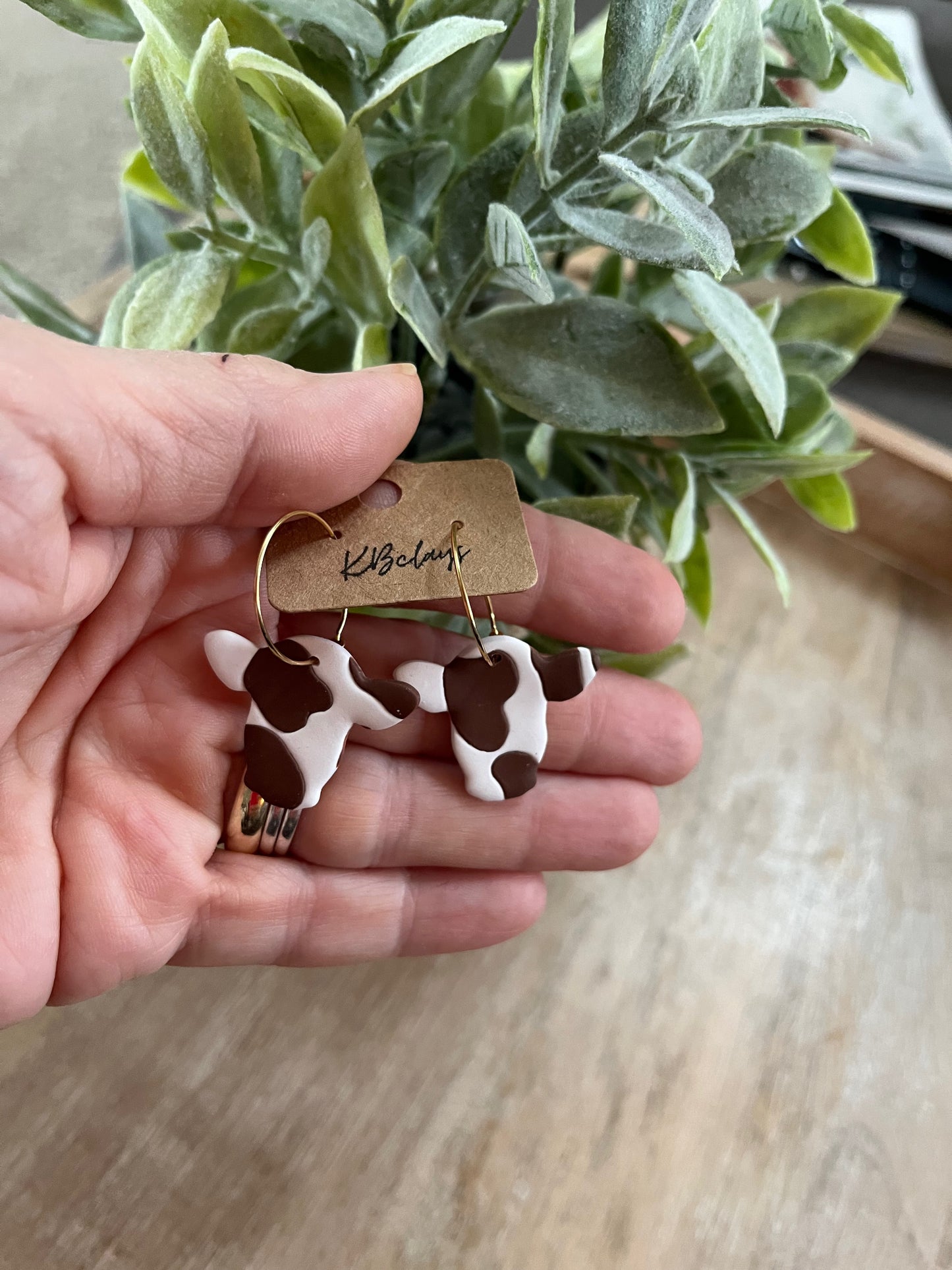 Brown Spotted Cow Hoops