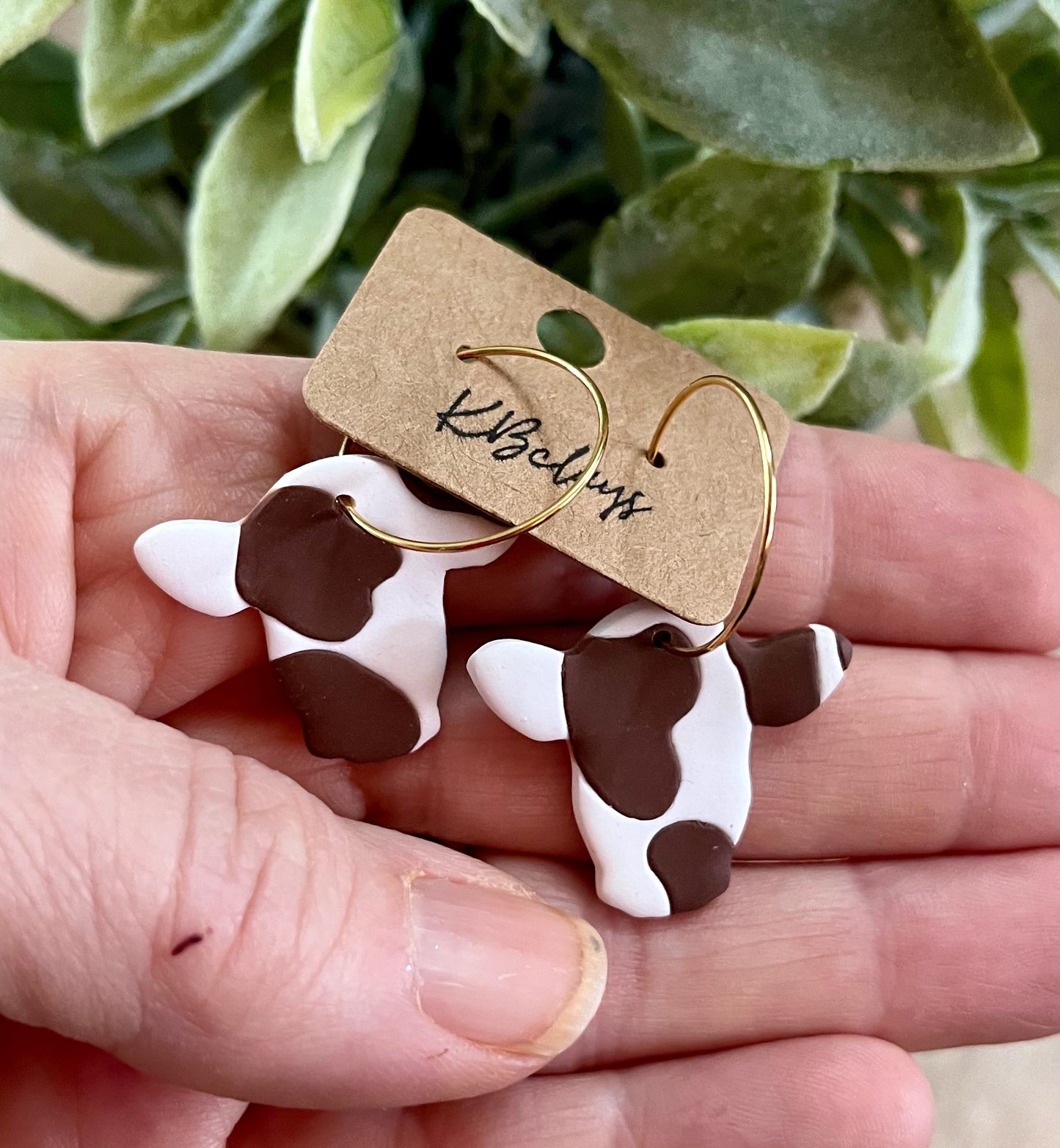 Brown Spotted Cow Hoops