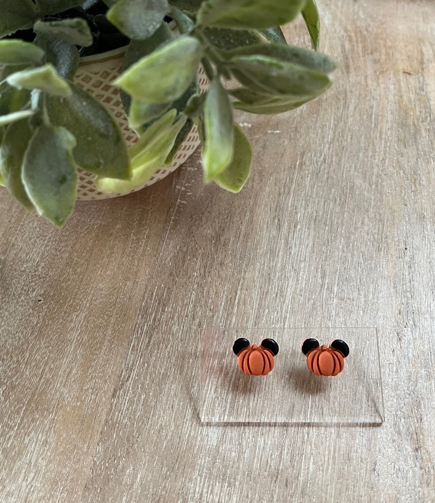 Pumpkin Mouse Studs