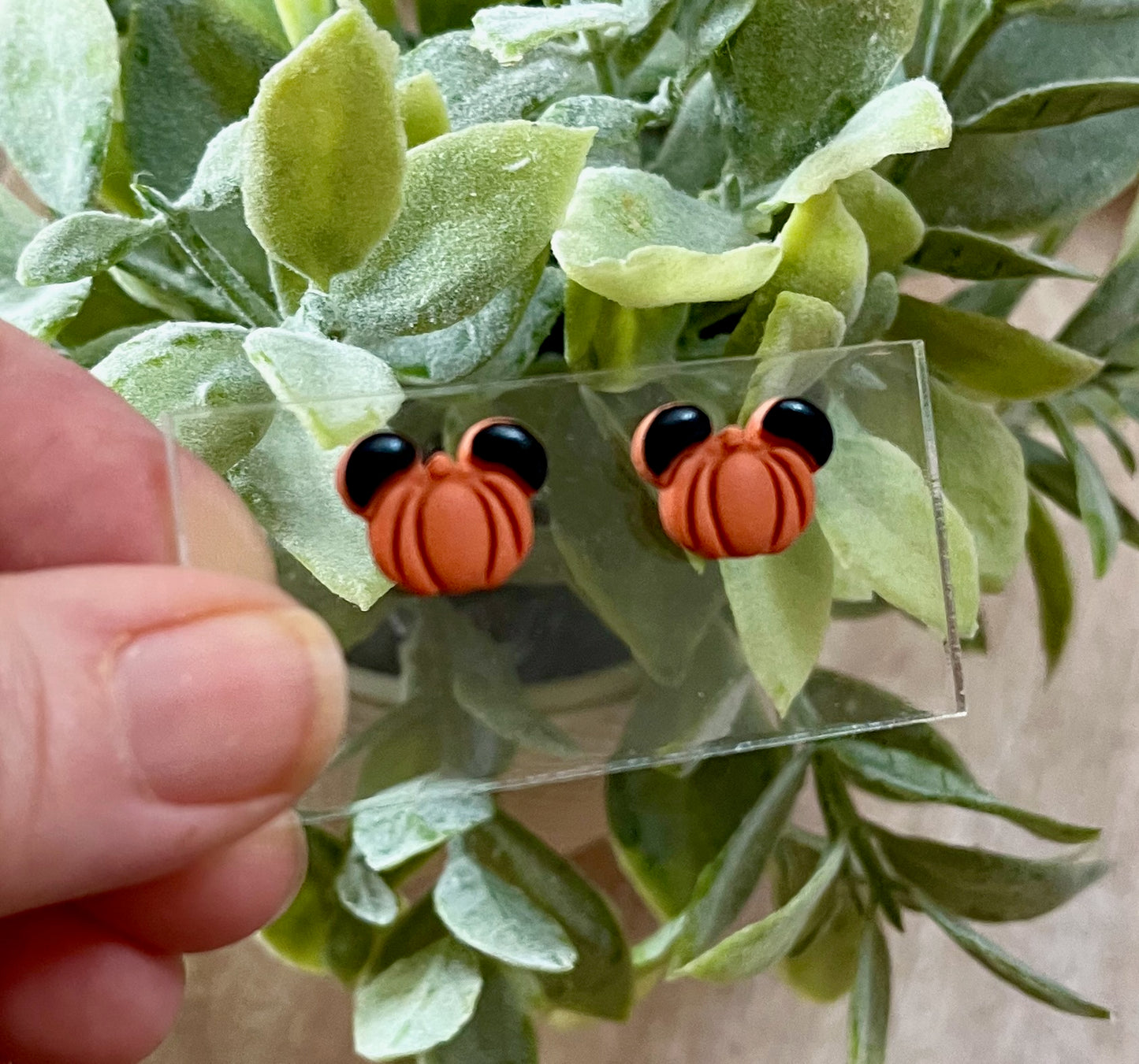 Pumpkin Mouse Studs
