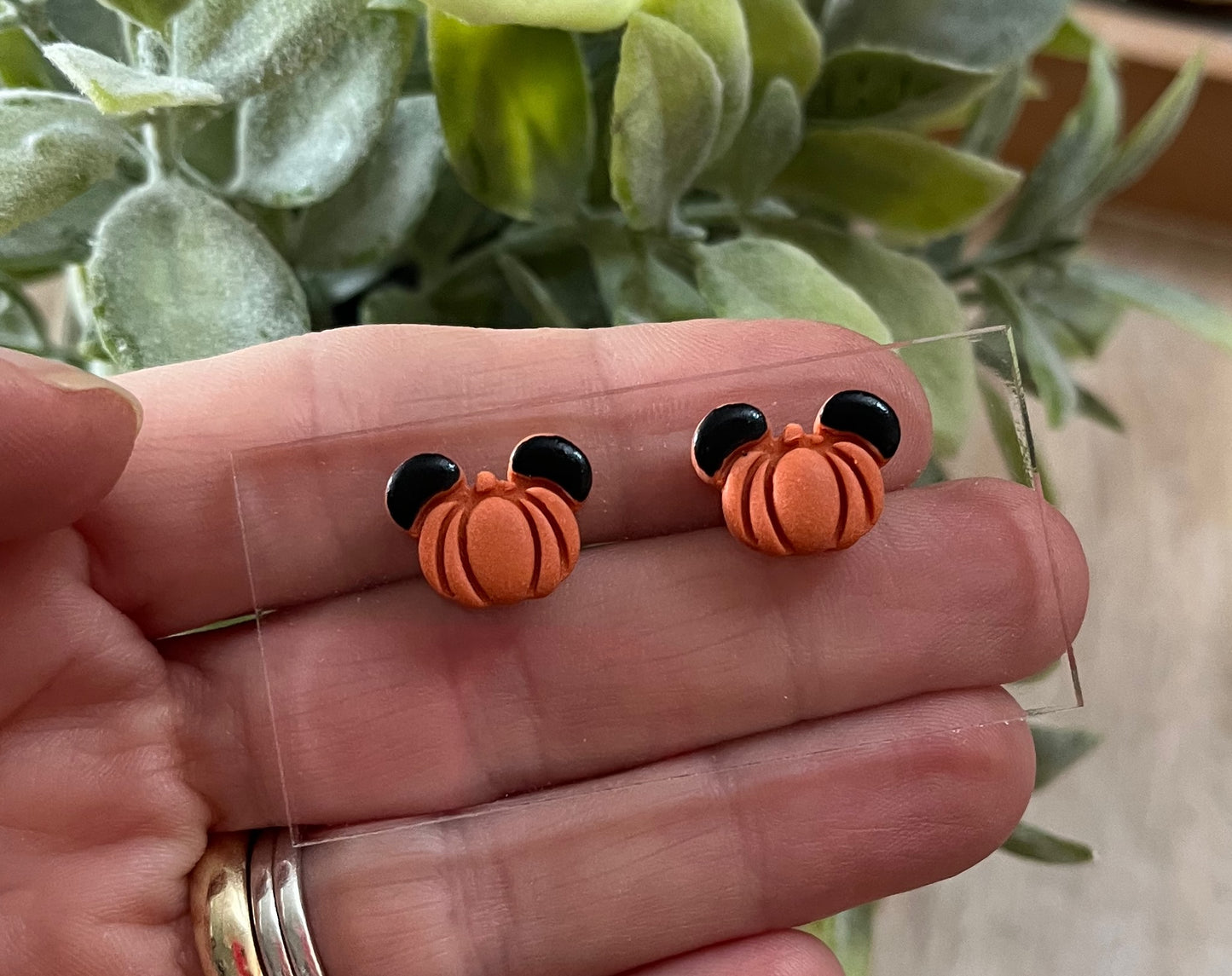 Pumpkin Mouse Studs