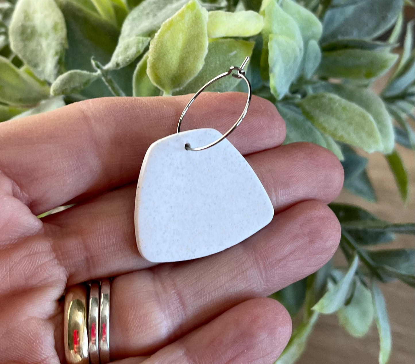 Off-White Rounded Edge Hoops