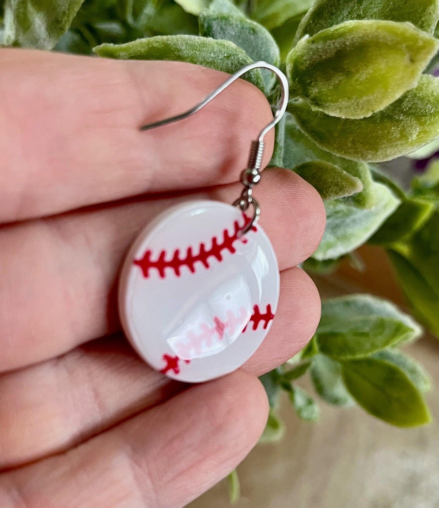 Large Baseball with Fishhooks