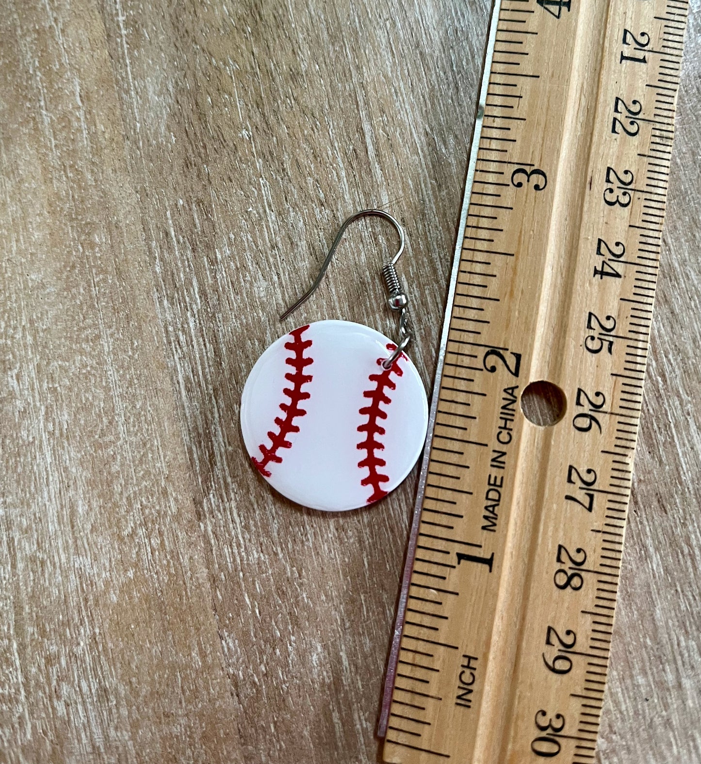 Large Baseball with Fishhooks