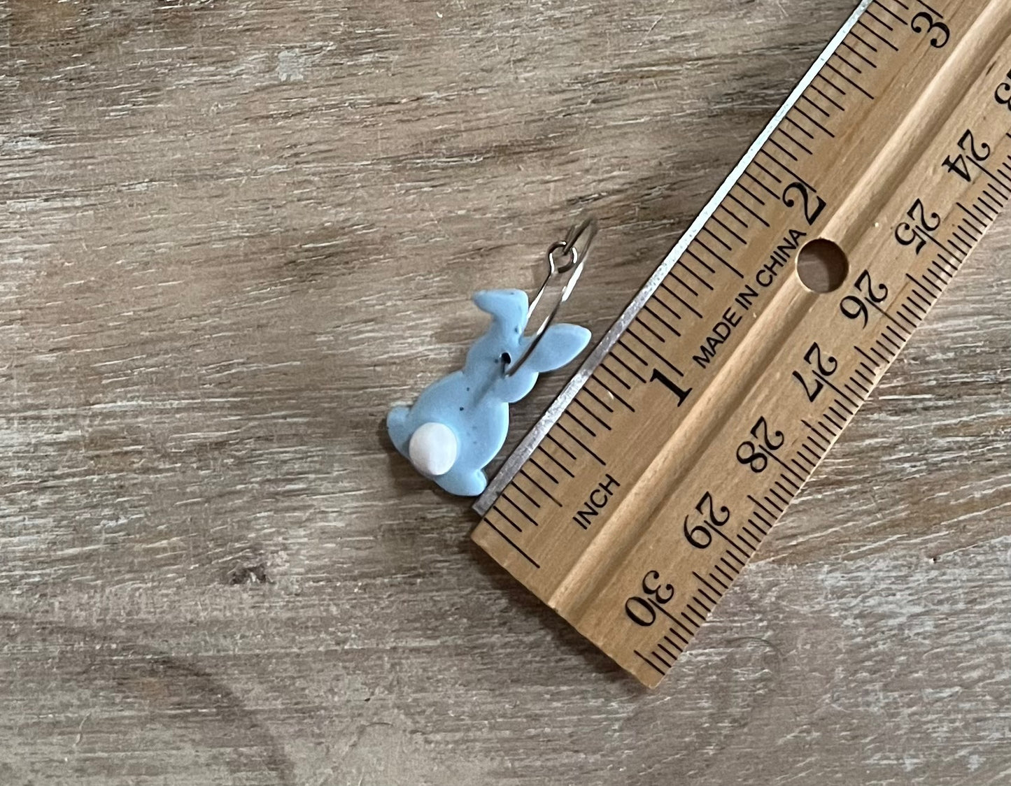 Light Blue Bunny Hoops