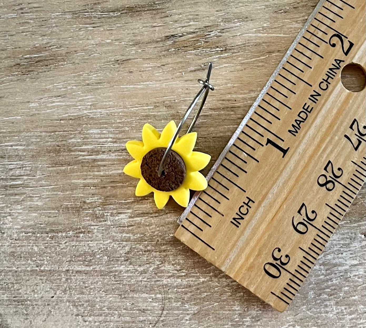 Small Sunflower Hoops